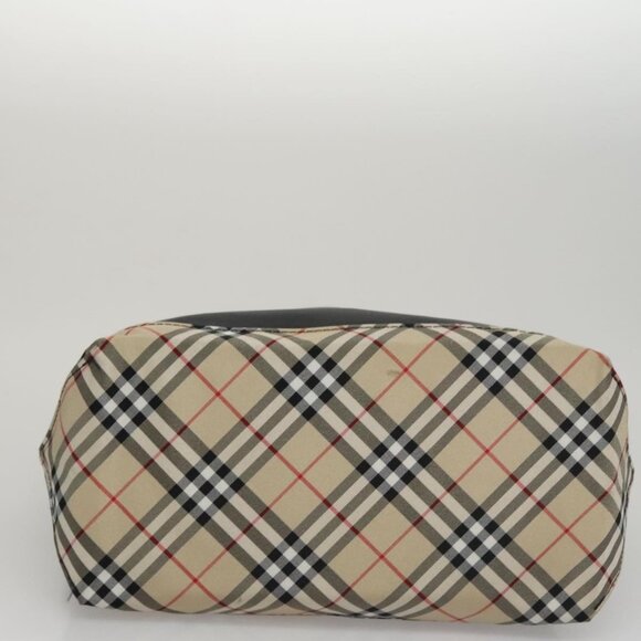 Burberrys Blue Label Hand Bag Nylon Black Auth 111813 - Picture 6 of 16